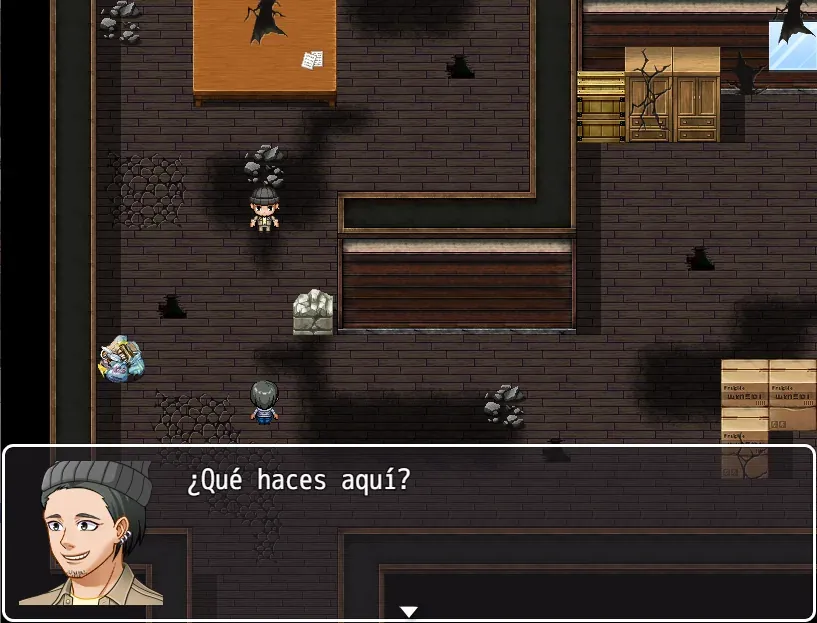 Otra situación de elección dentro del videojuego.