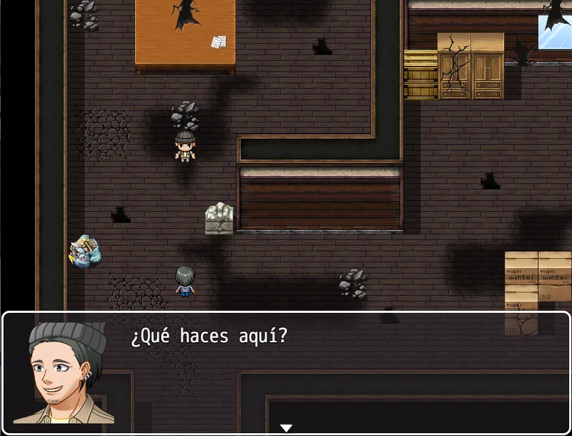 Captura del videojuego El Viaje.