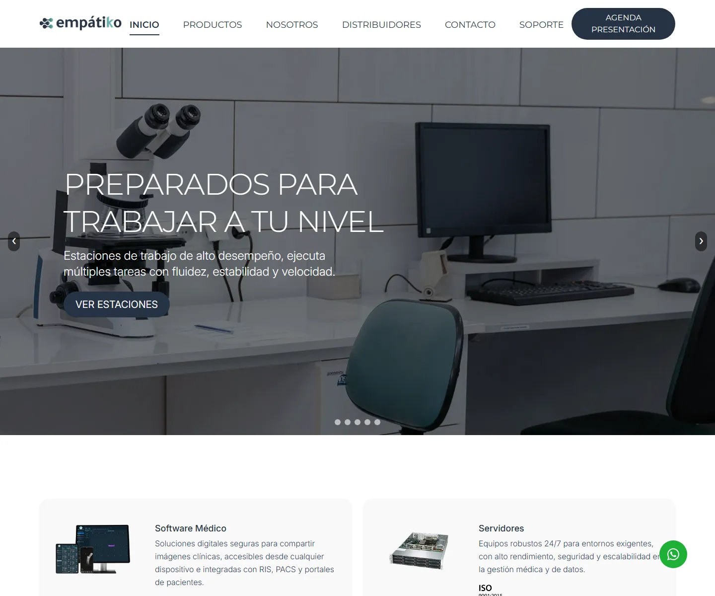 Empatiko: catalogo web y sitio comercial