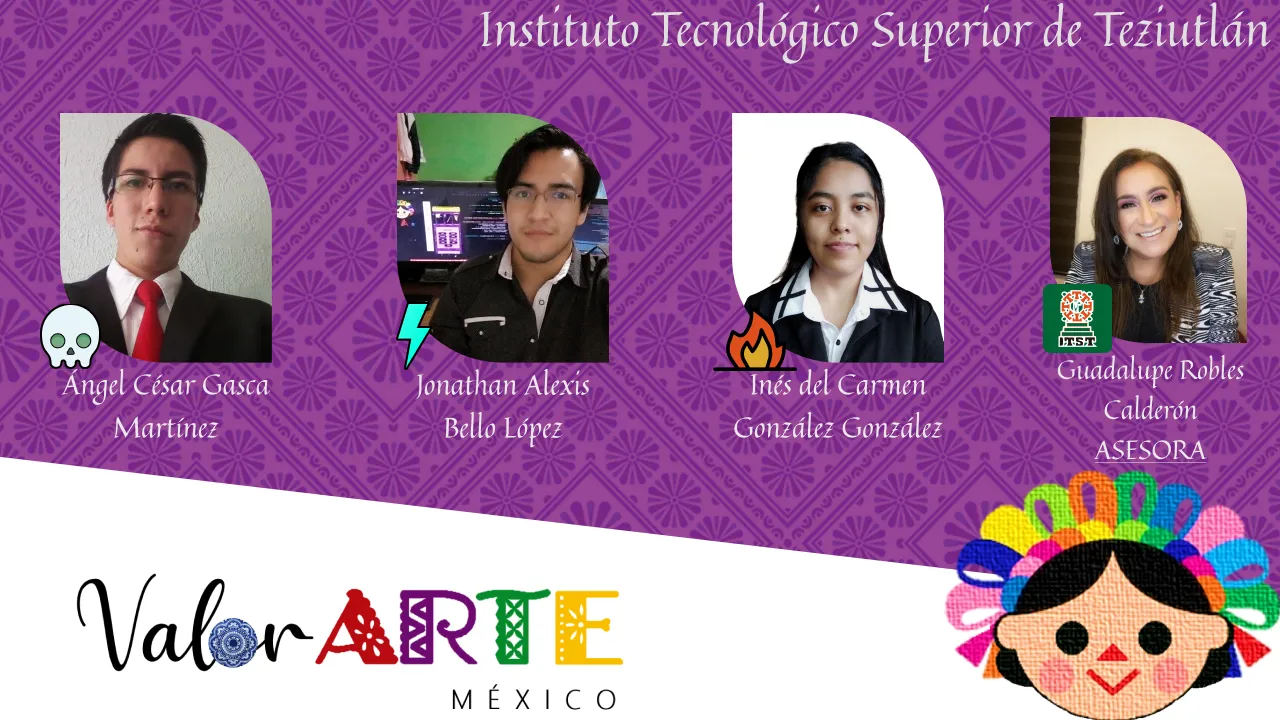 Captura de la versión de ValorArte presentada en Infomatrix 2022.
