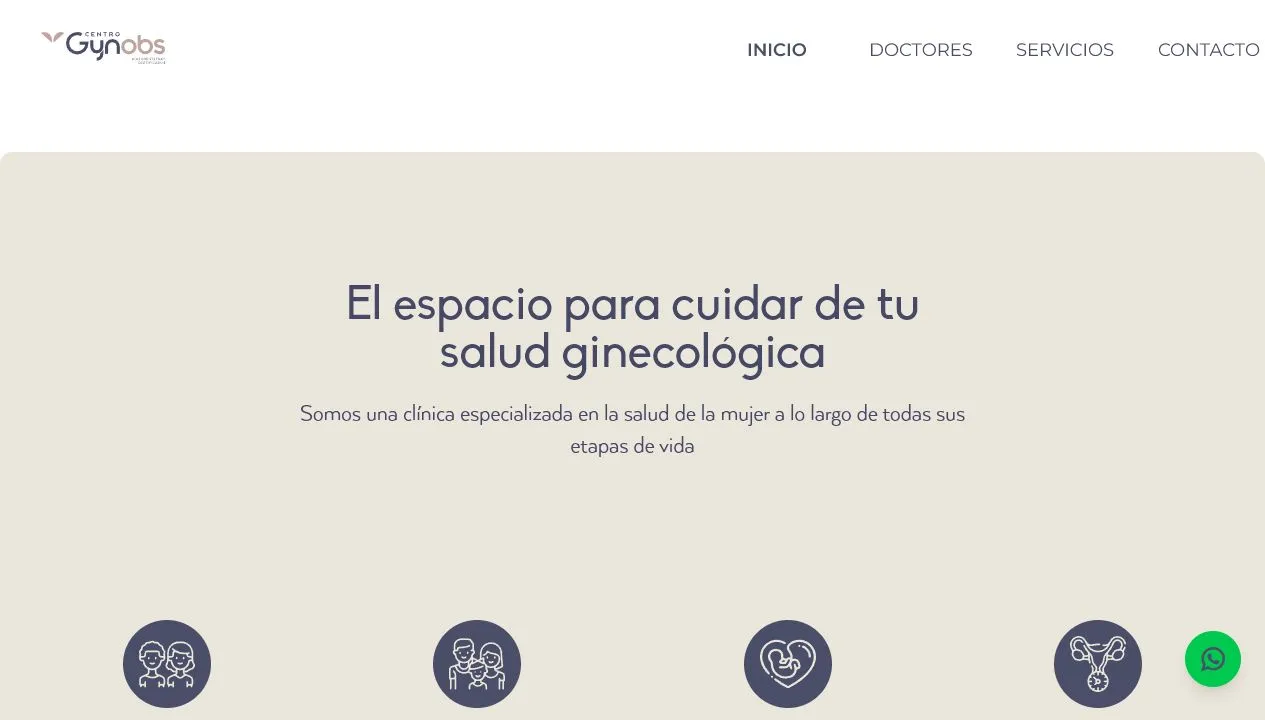 Gynobs: sitio institucional médico