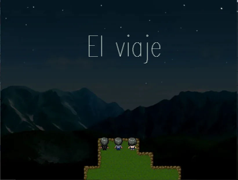 Carta de presentación y título de El Viaje.