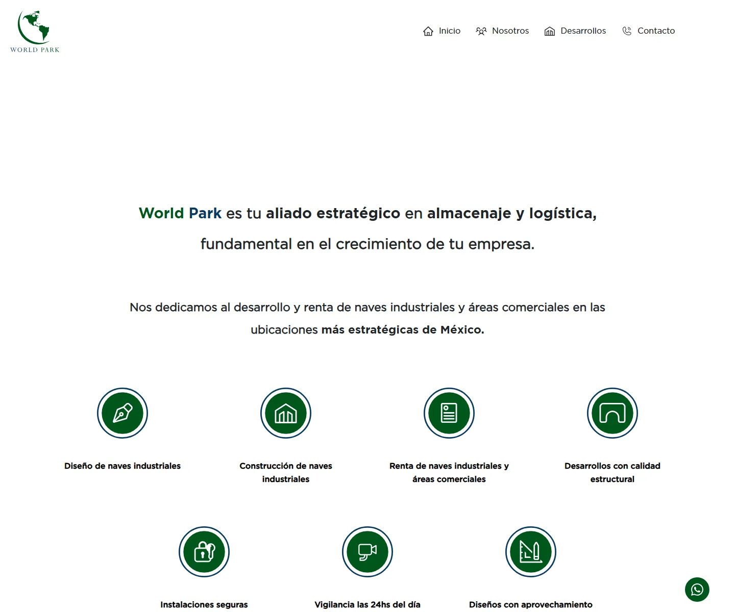 Worldpark: desarrollos, catálogos y mapas